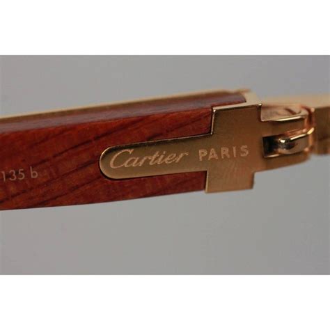 cartier 135b|CARTIER Paris GIVERNY Palisander ROSEWOOD Rare Gold.